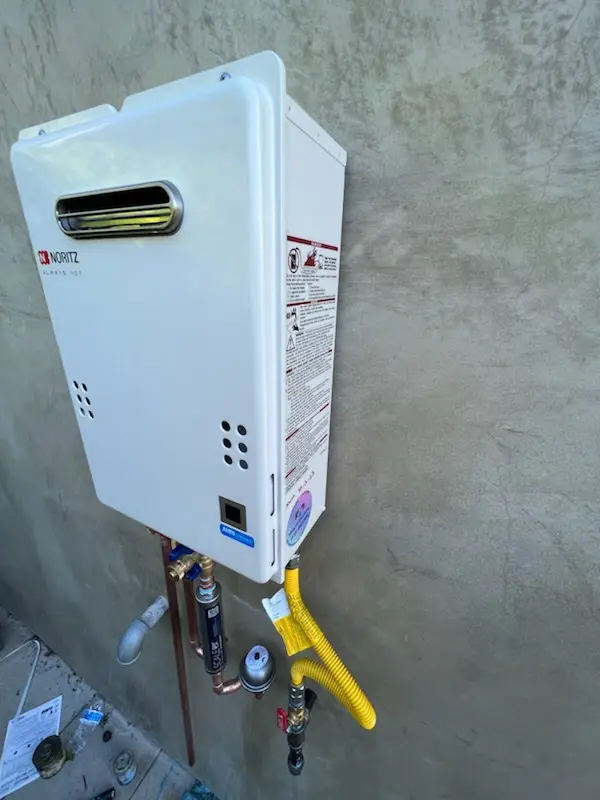 Tankless water heater installation for Fairview Shores homes